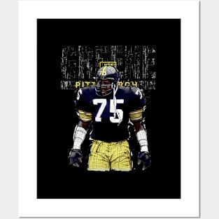 Joe Greene Pittsburgh Sketch Posters and Art